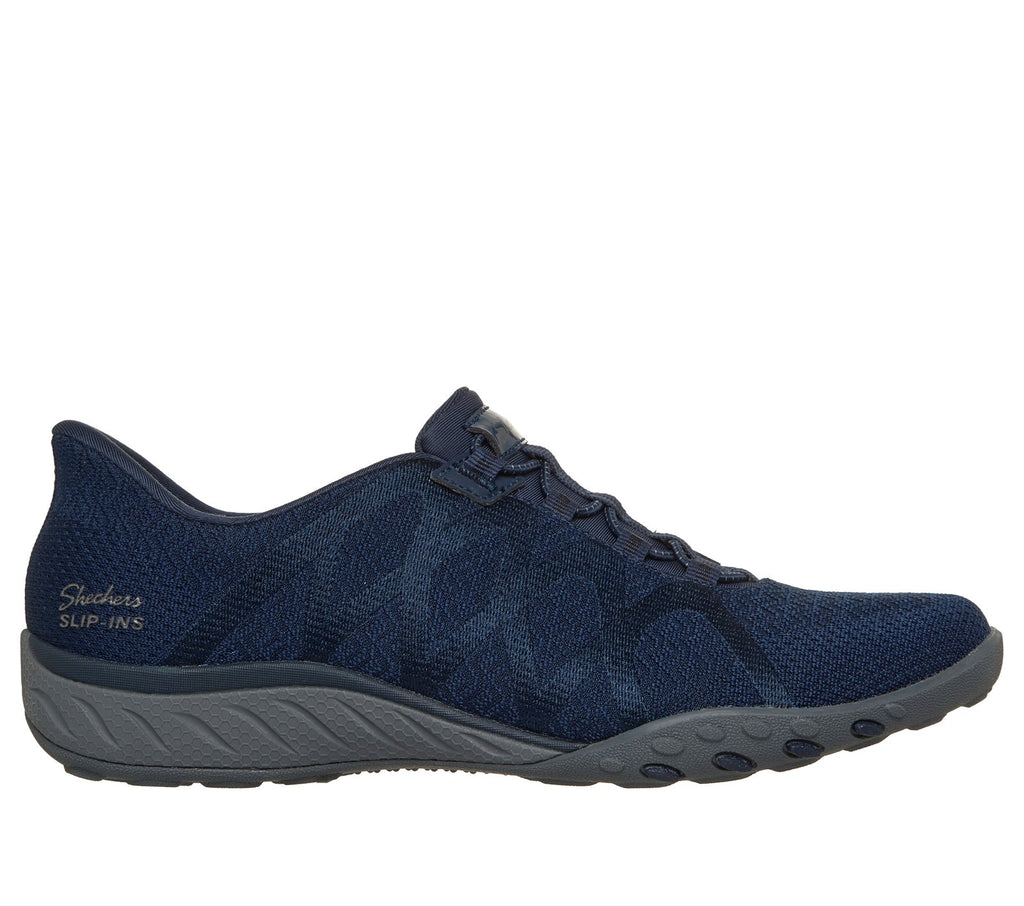 Skechers Slip-ins Relaxed Fit: Breathe-Easy - Eter-Knity, NAVY