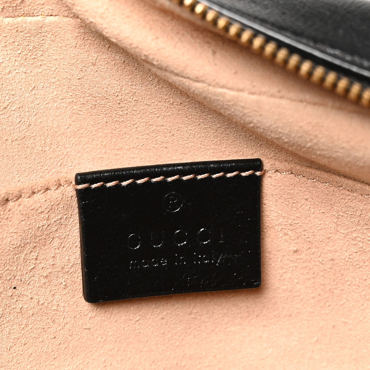 Monogram Matelasse Diagonal Small GG Marmont Chain Shoulder Bag Beige Black