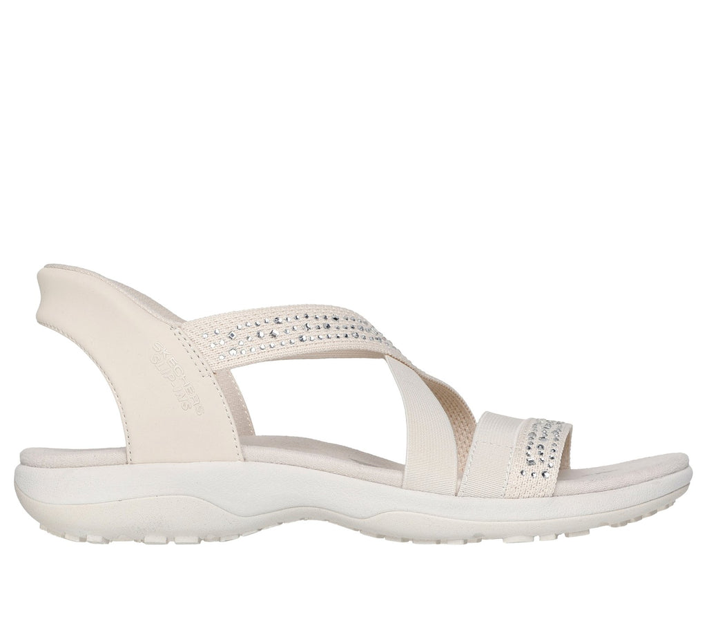 Skechers Slip-ins: Reggae Slim - Summer Sparkle, NATURAL