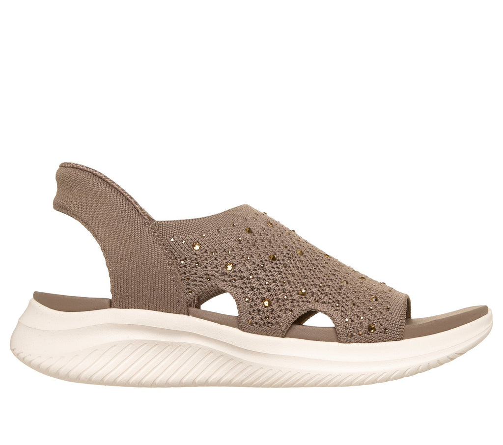 Skechers Slip-ins: Ultra Flex 3.0 Sandal - Glowing Icon, MOCHA