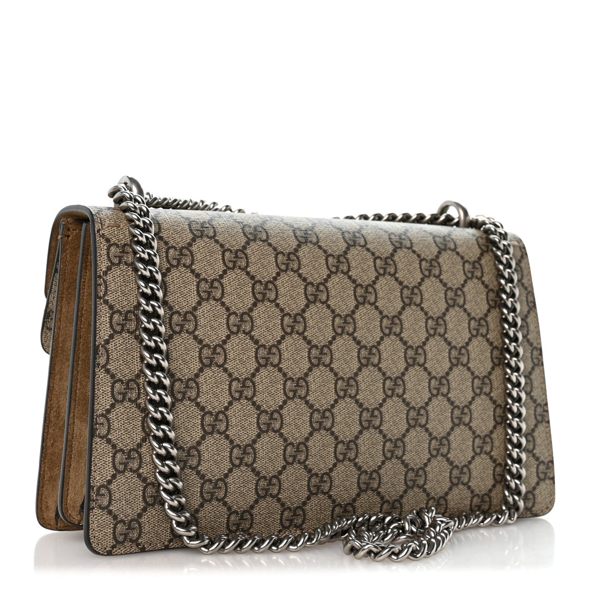 GG Supreme Monogram Small Dionysus Shoulder Bag Taupe