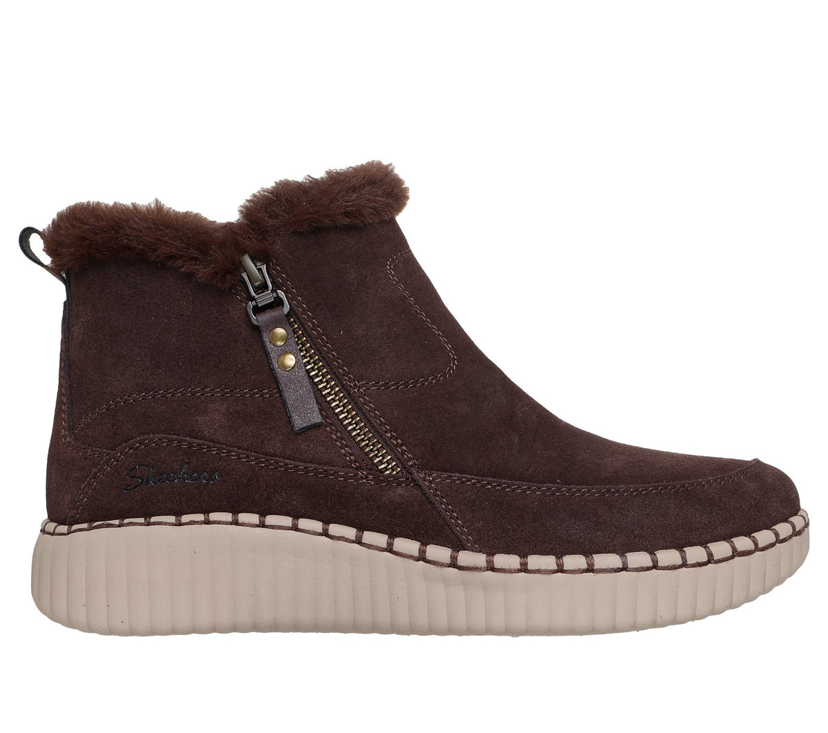 Relaxed Fit: Wilshire Blvd - Fresh Zip, DARK BROWN