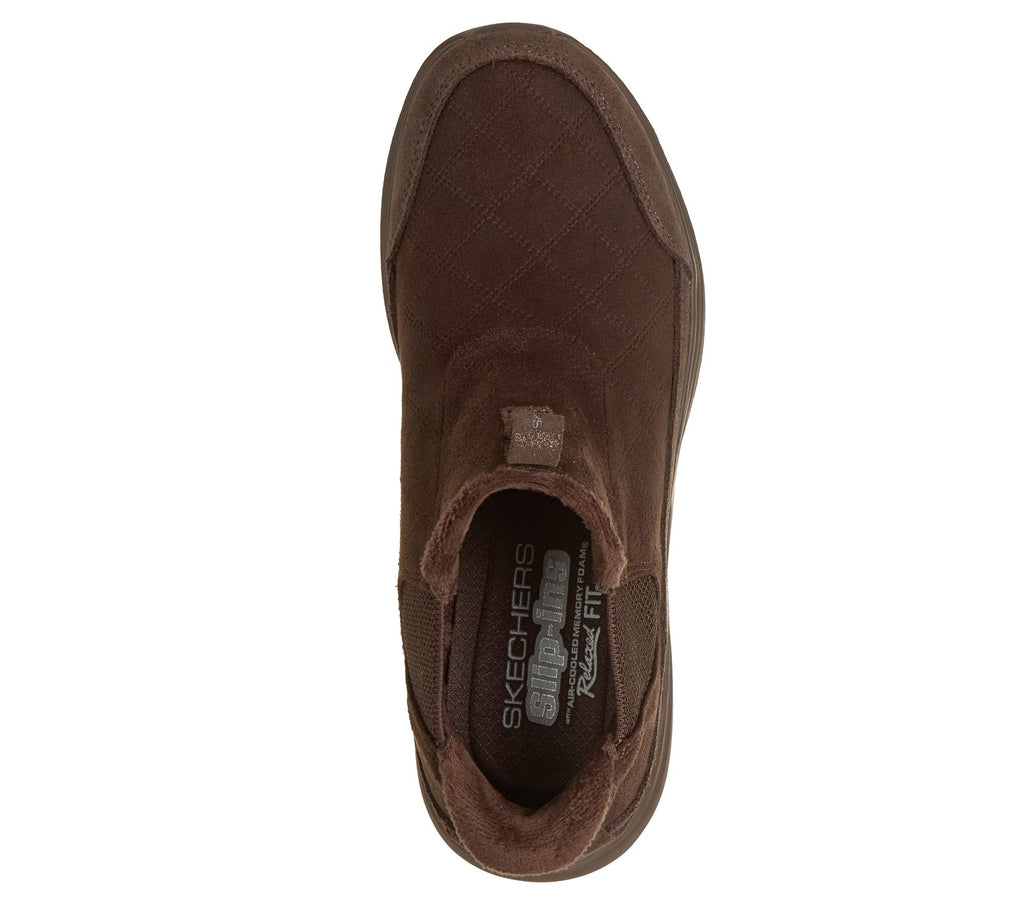 Skechers Slip-ins Relaxed Fit: Contour Foam Boot - Cozy Fit Dash