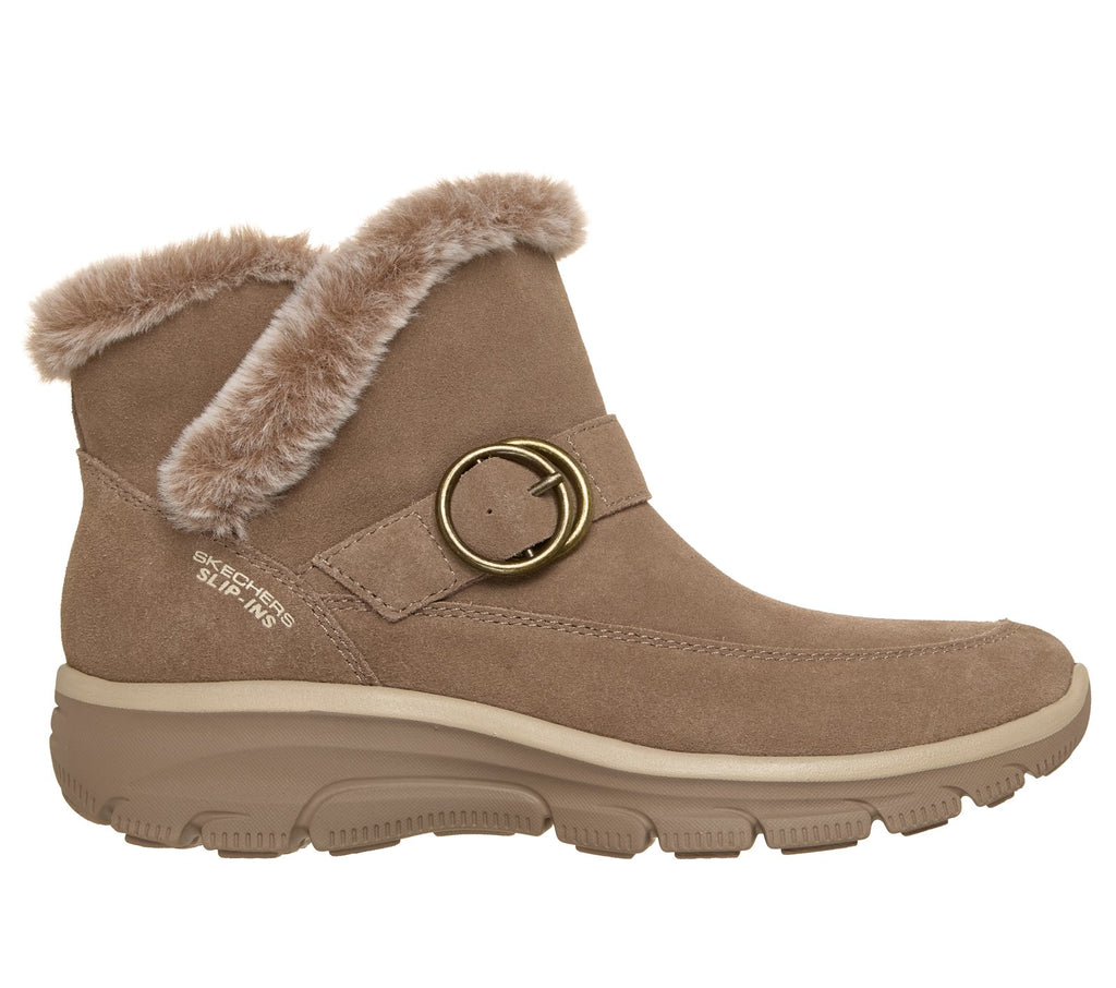 Skechers Slip-ins Relaxed Fit: Easy Going - Gentle Winter, MUSHROOM