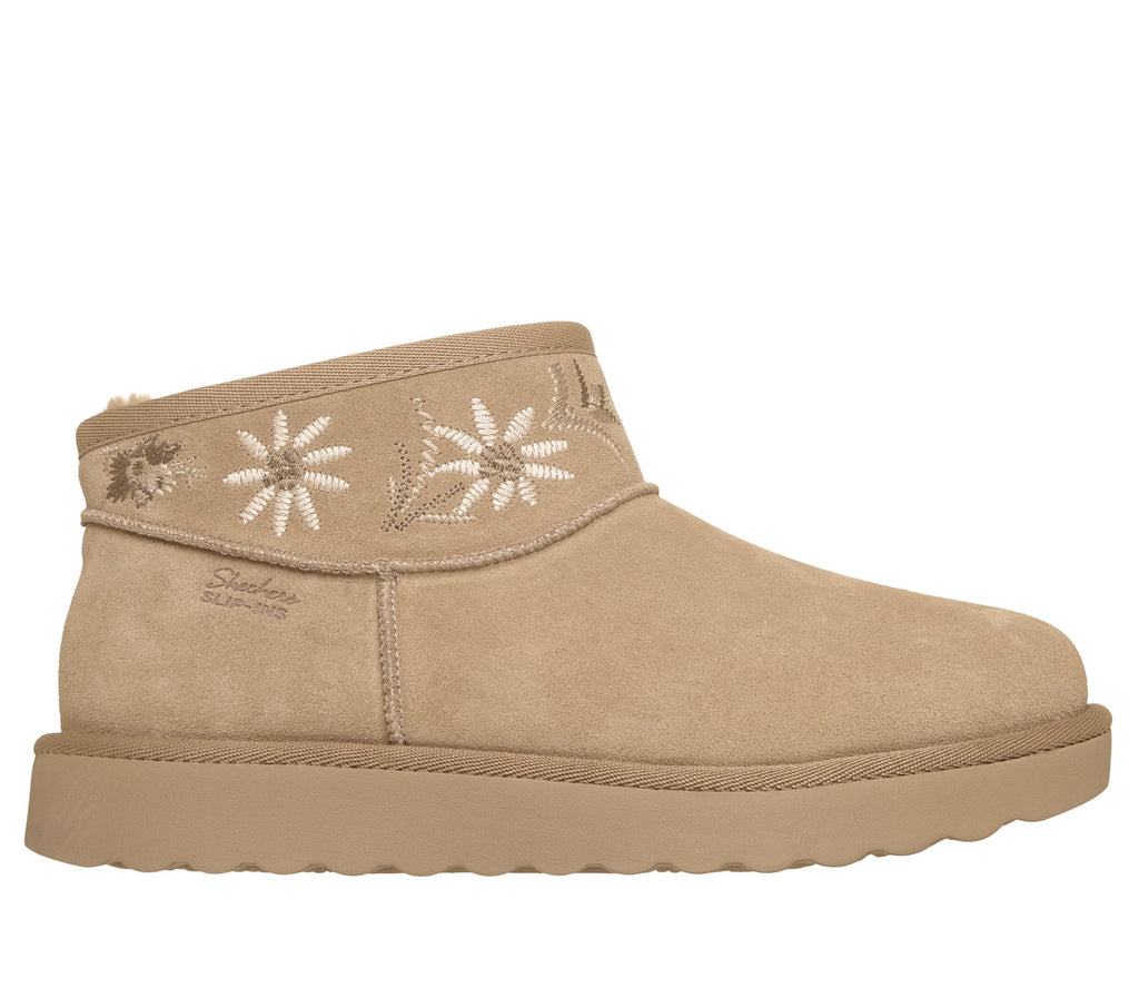 Skechers Slip-ins Relaxed Fit: Cozy Chateau - Cozy Mini Blossom, SAND