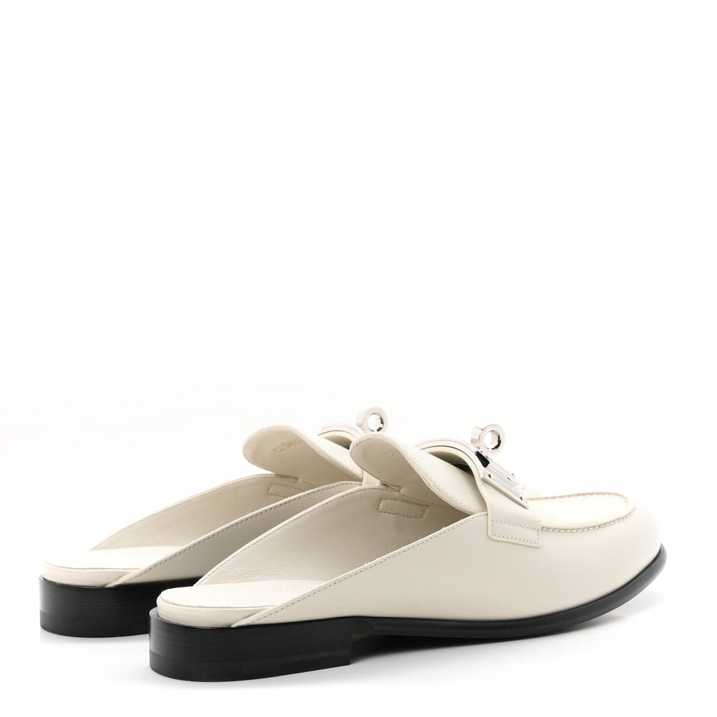 Calfskin Iota Mules 39 White