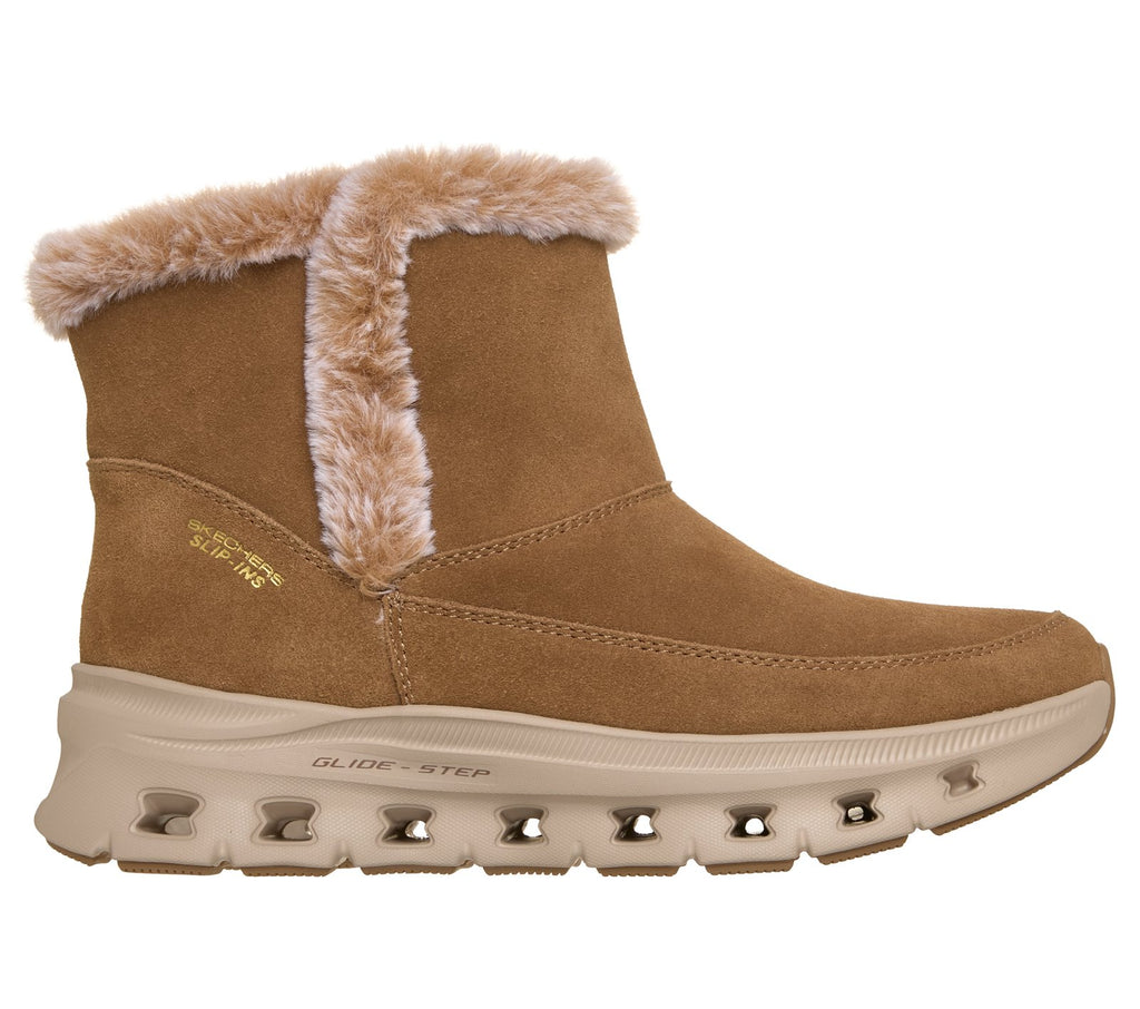 Skechers Slip-ins: Glide-Step Pro Boot - Cozy Wish, CHESTNUT