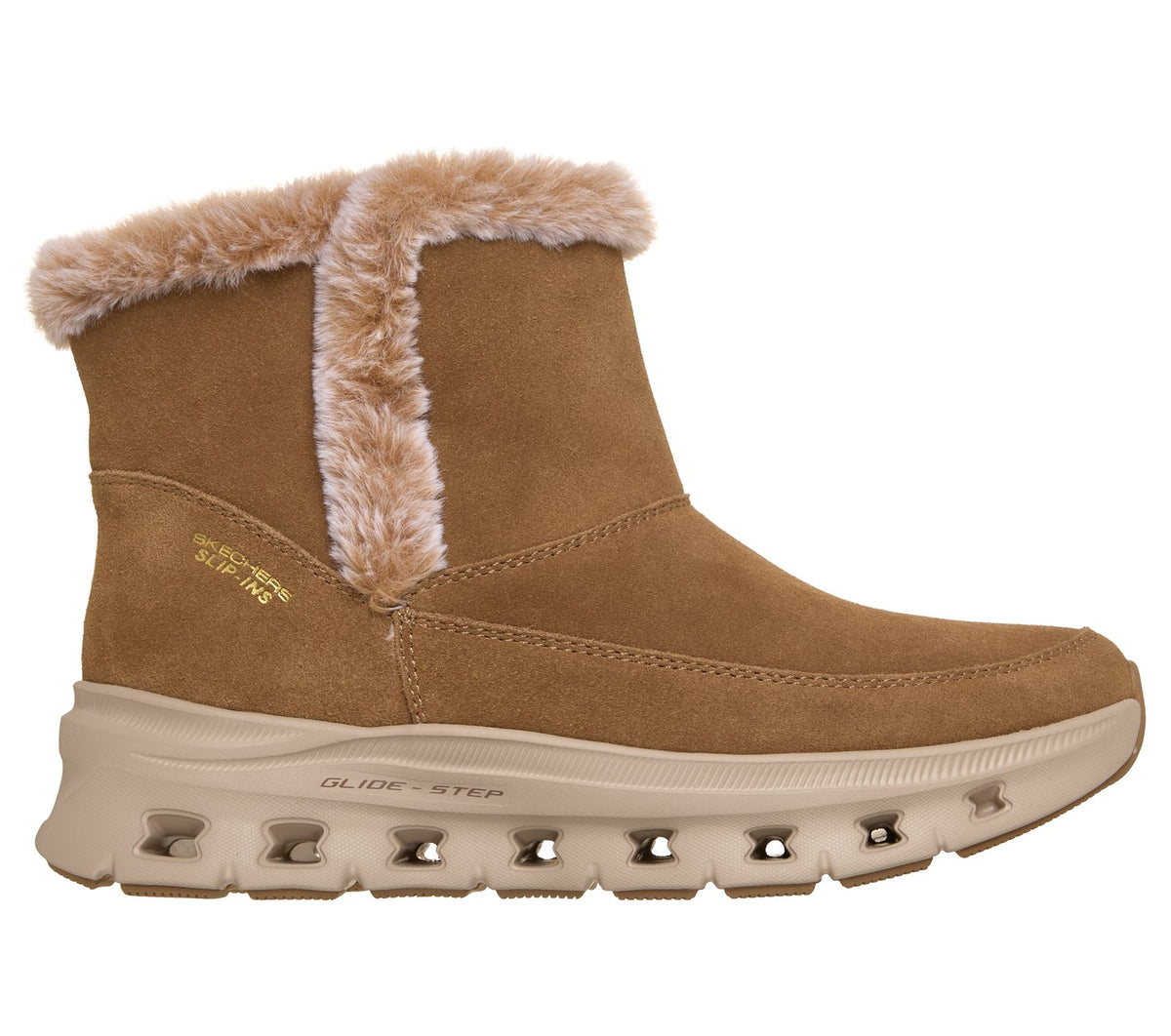 Skechers Slip-ins: Glide-Step Pro Boot - Cozy Wish, CHESTNUT