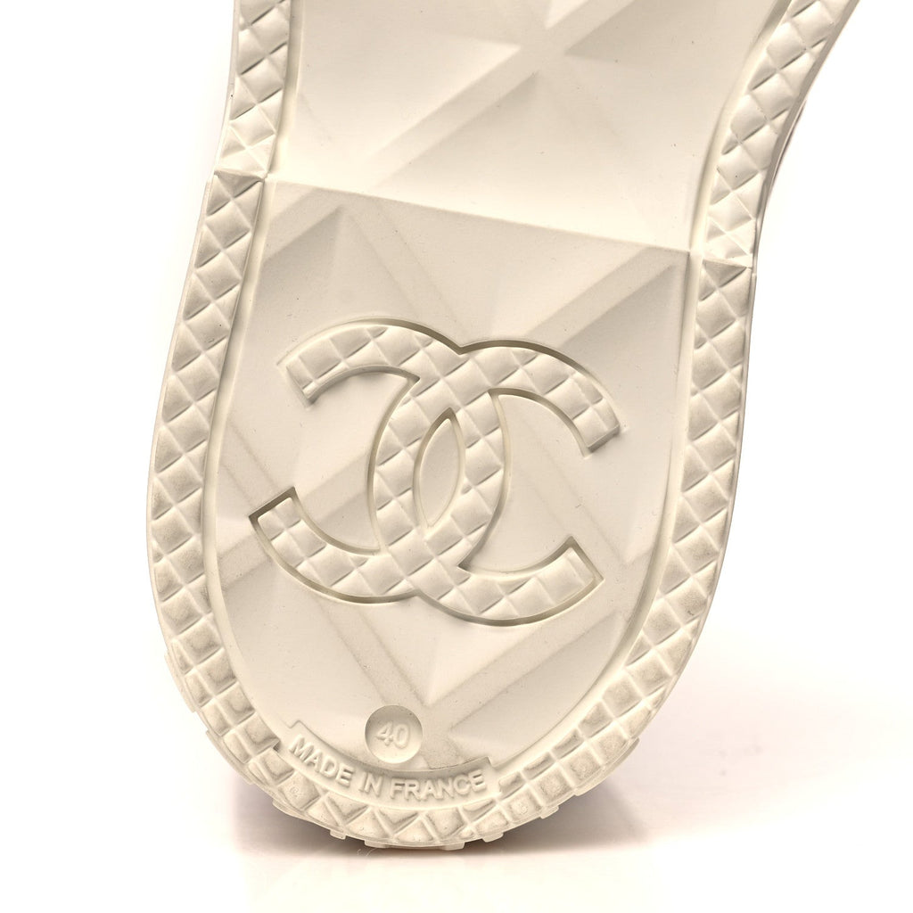 Caoutchouk CC High Boots 40 Beige White
