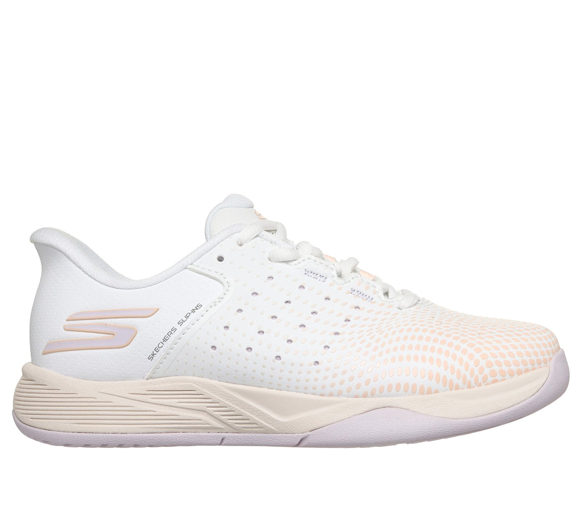 Skechers Slip-ins Relaxed Fit: Viper Court Reload, WHITE / PINK