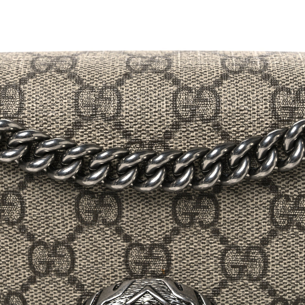 GG Supreme Monogram Small Dionysus Shoulder Bag Bright Turquoise