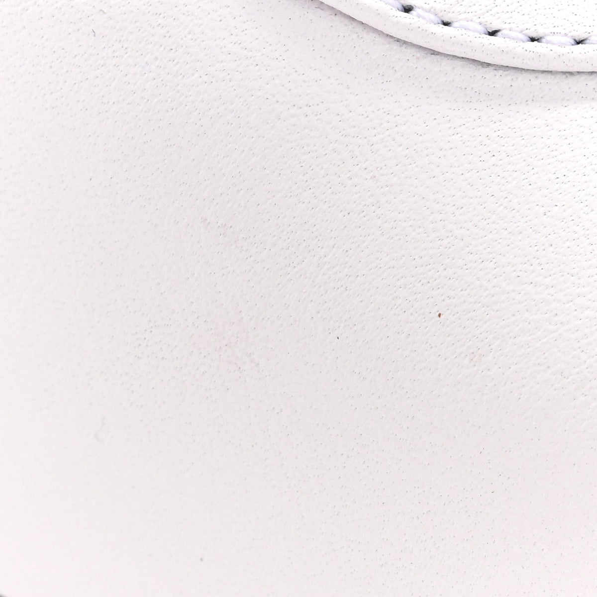 Calfskin Grosgrain Cap Toe CC Moccasin Loafers 40 White Black