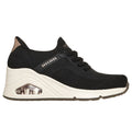Skechers Slip-ins: Uno Wedge - Slip N Knit, BLACK