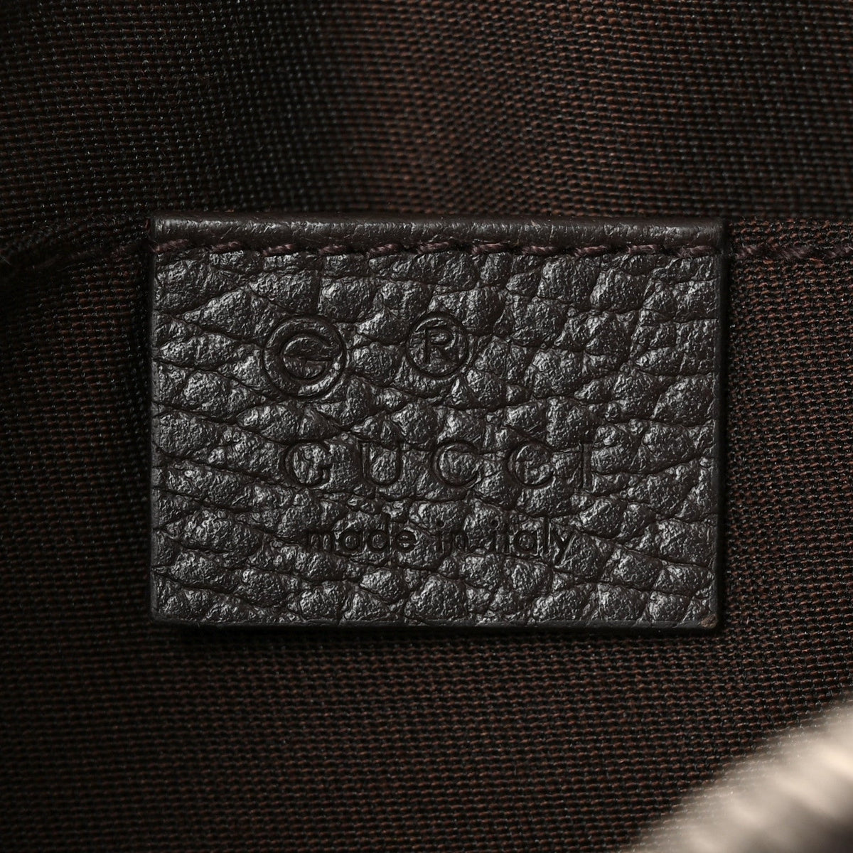 Monogram Belt Bag Dark Brown
