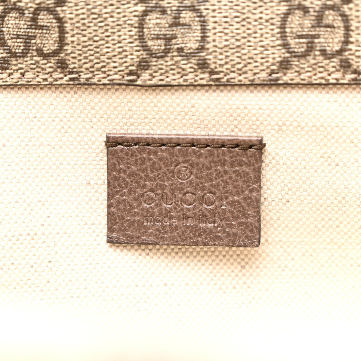 GG Supreme Monogram Web Small Neo Vintage Double Flap Messenger Bag  Beige New Acero