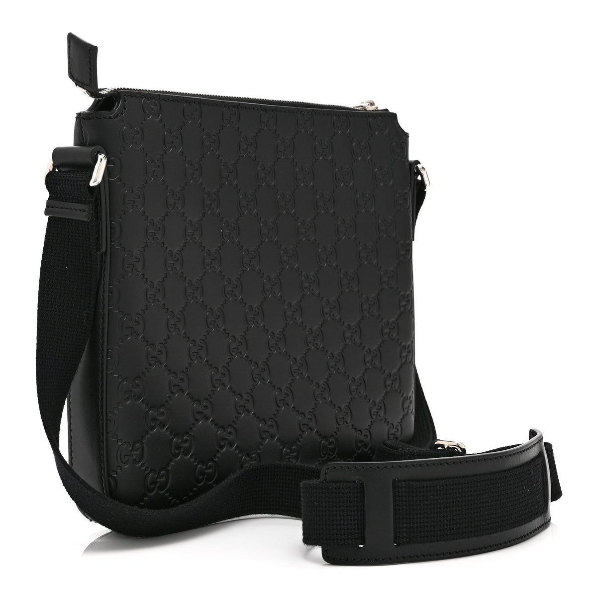 Guccissima Signature Small Messenger Bag Black