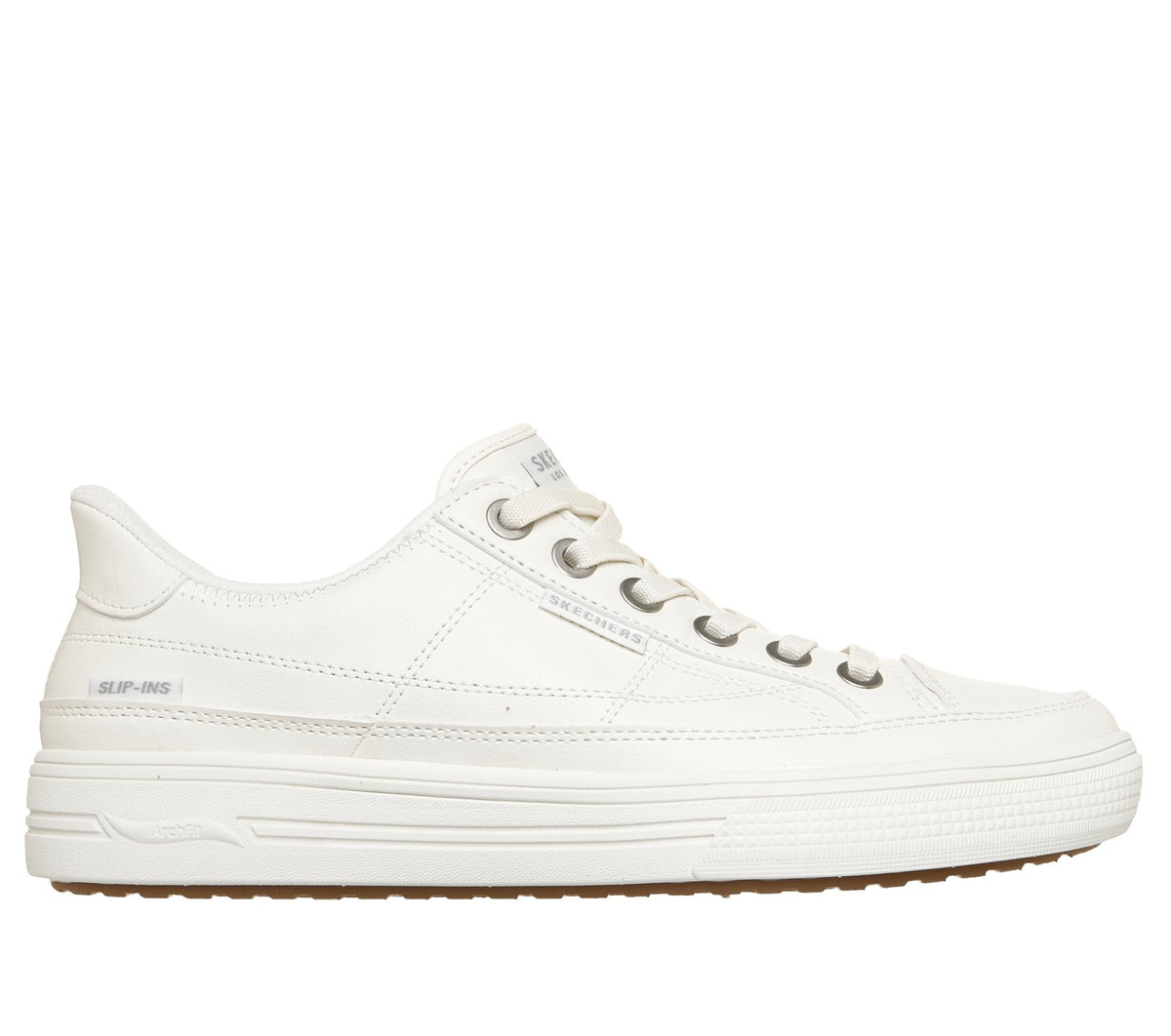 Skechers Slip-ins: Arch Fit Arcade - Catch Ya There, WHITE