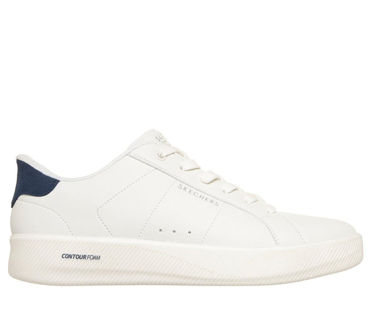 Skechers Slip-ins: Arch Fit Court Break - Single Vented, WHITE / NAVY
