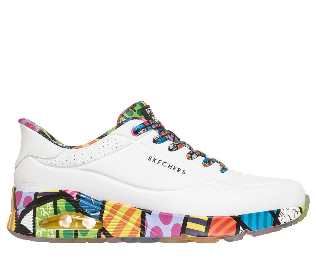 Skechers Slip-ins Britto: UNO - Britto Landscape, WHITE / MULTI