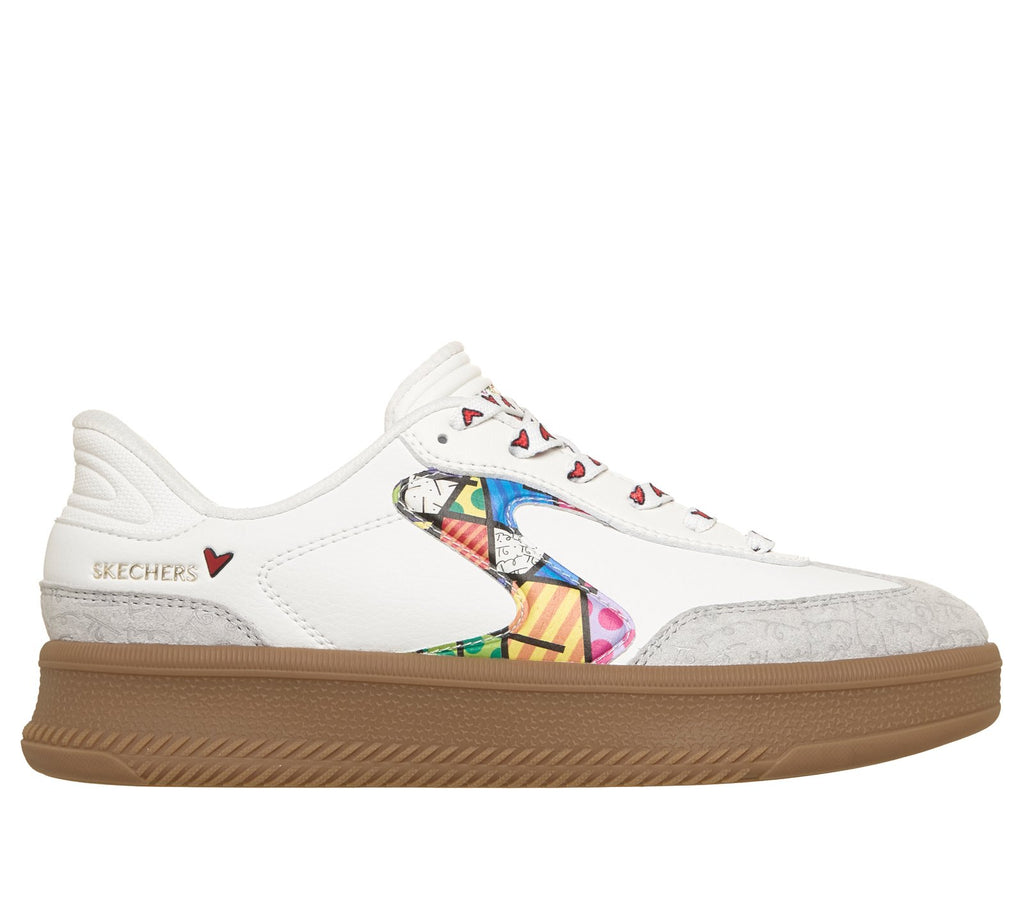 Skechers Slip-ins Britto: Hotshot HI - Britto Landscape, WHITE / MULTI