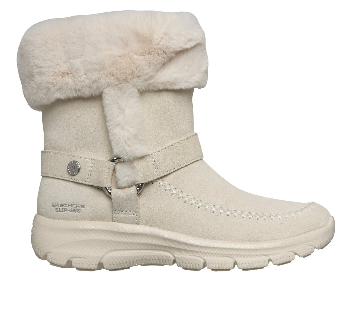 Skechers Slip-ins Martha Stewart Relaxed Fit: Easy Going - Cozy Estate, OFF WHITE