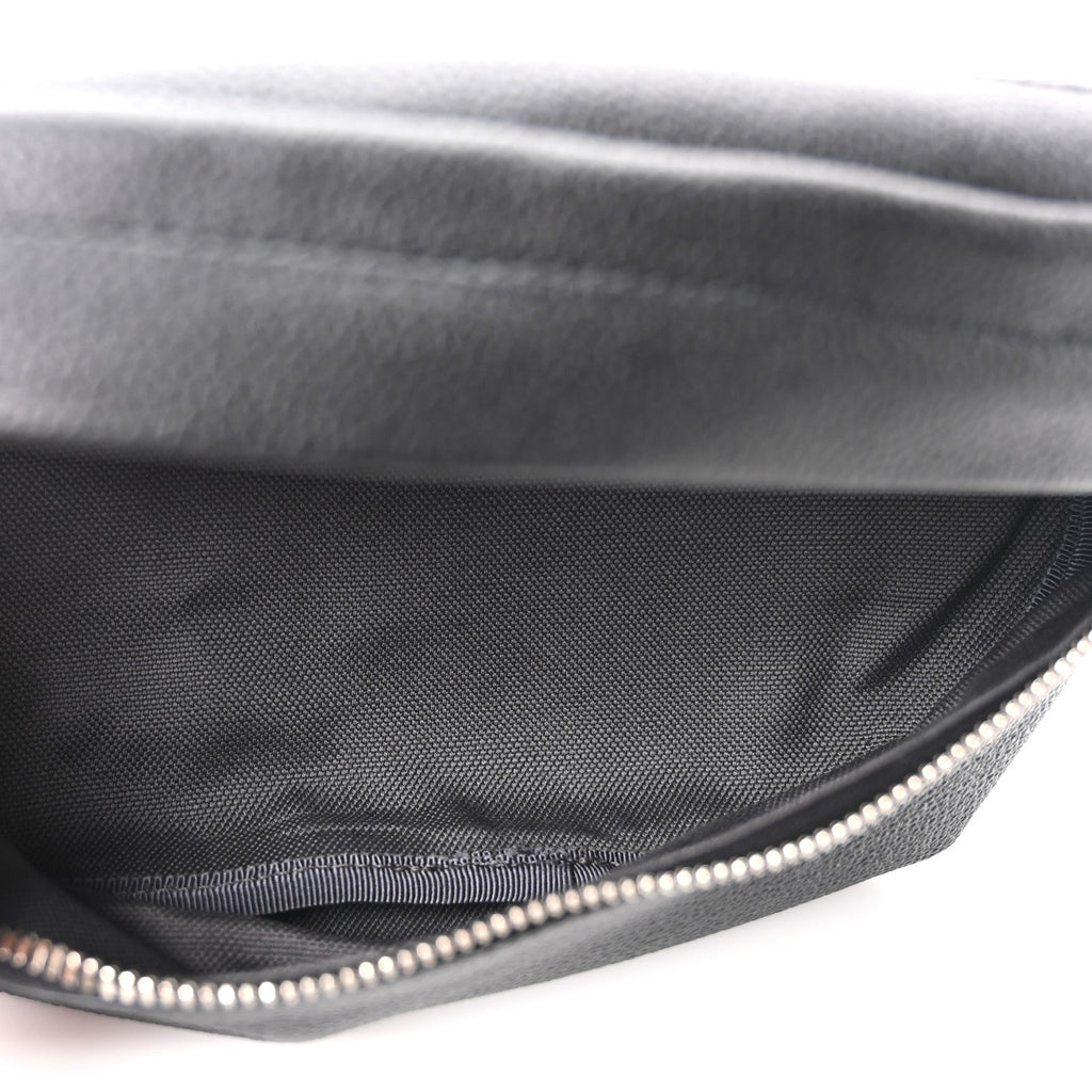 Grained Calfskin GG Supreme Logo Belt Bag 100 40 Black