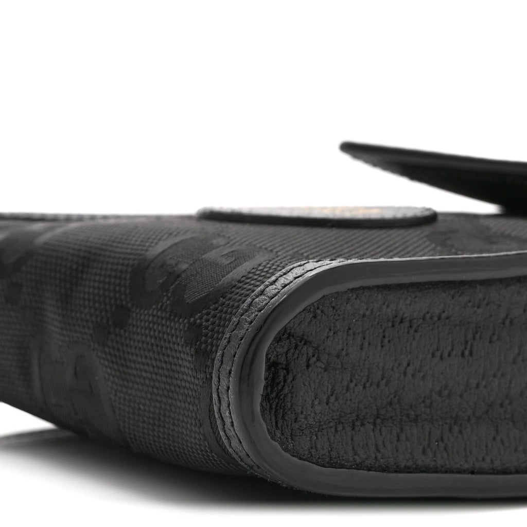 Econyl Nylon Monogram Off The Grid Crossbody Bag Black