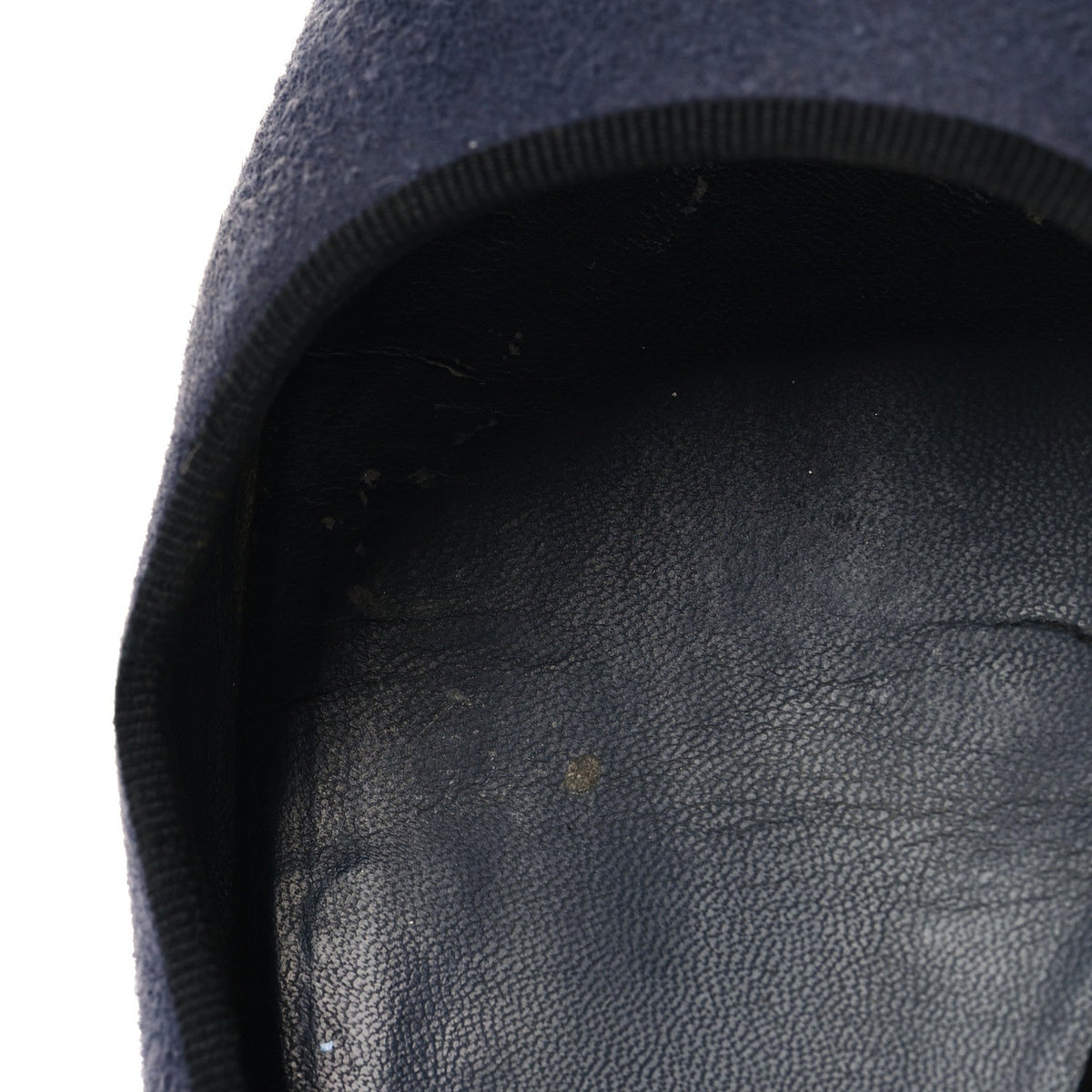 Suede Cap Toe CC Ballerina Flats 38.5 Blue Black