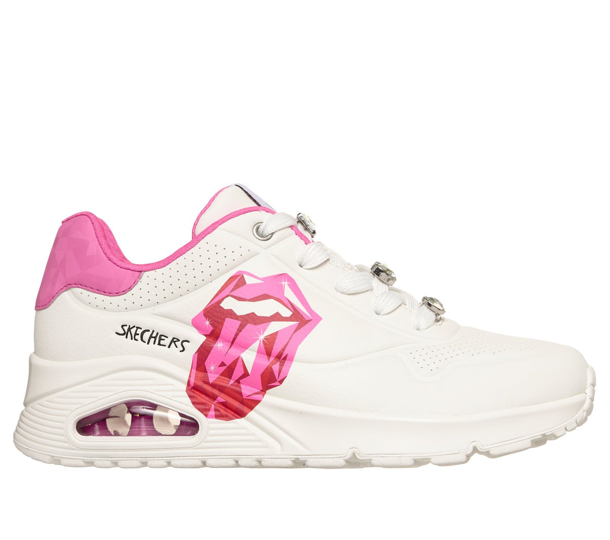 Rolling Stones: UNO - Diamond Stones, WHITE / PINK