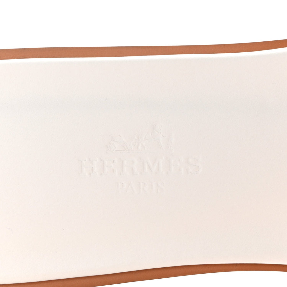 Box Calfskin Oran Sandals 36 White