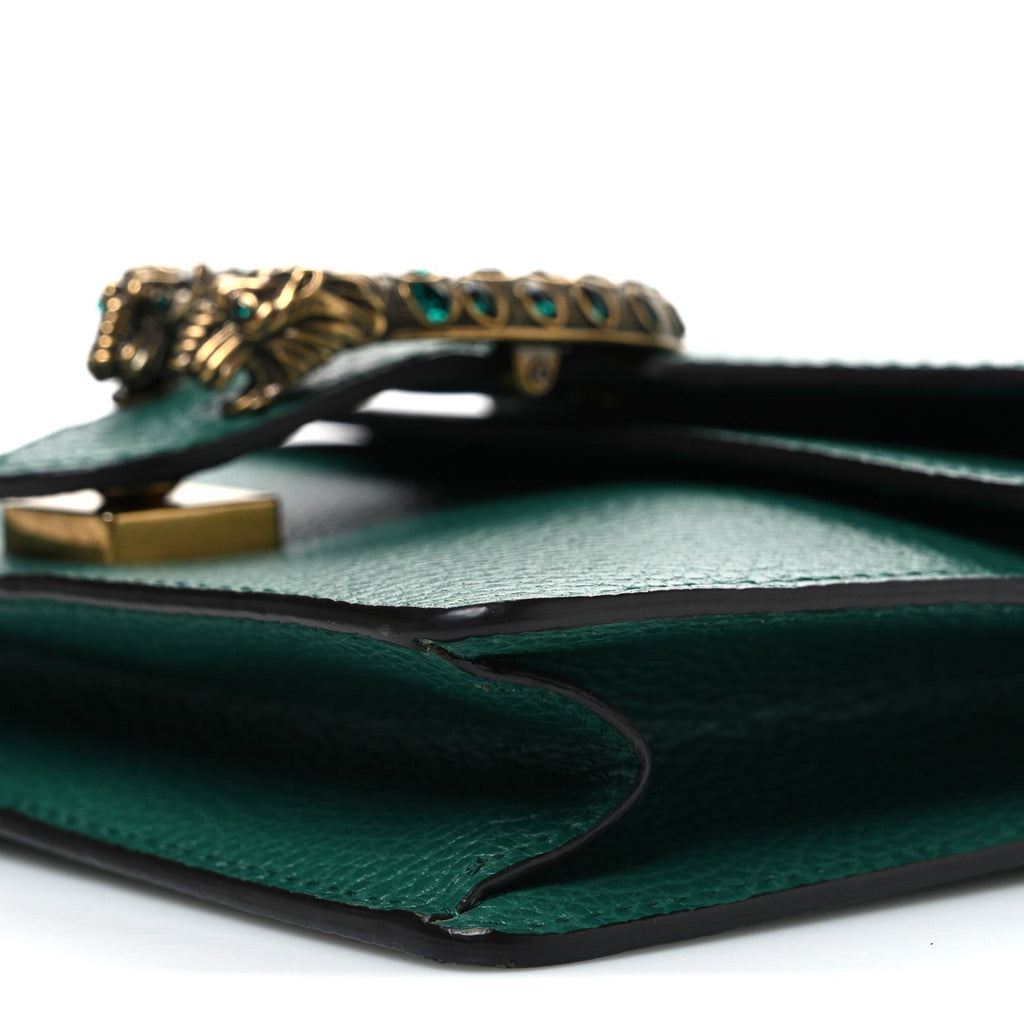 Calfskin Mini Dionysus Shoulder Bag Emerald