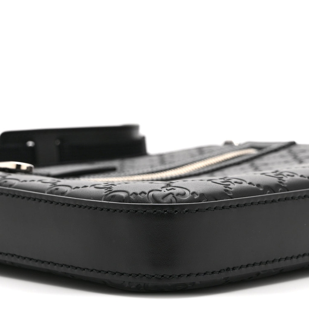 Guccissima Signature Small Messenger Bag Black