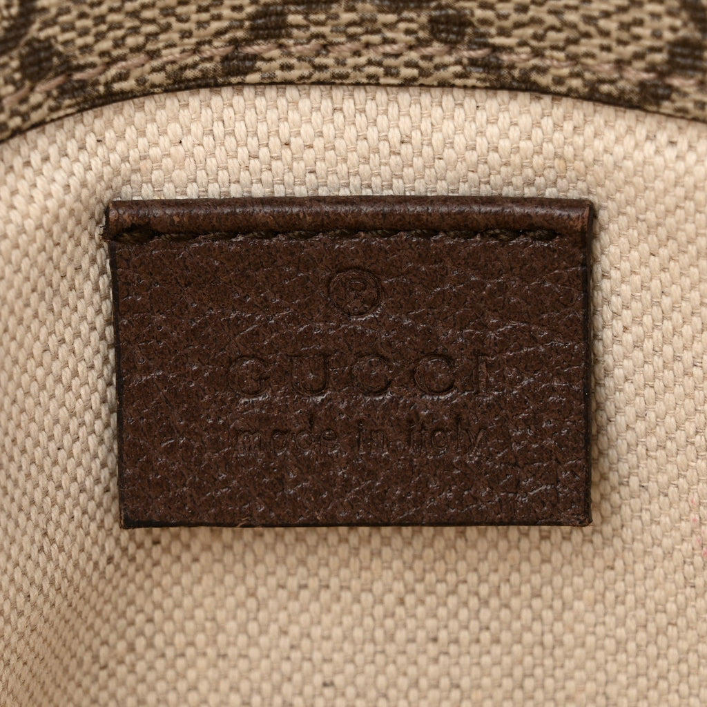 GG Supreme Web Totem Three Piece Monogram Shoulder Bag Beige New Acero