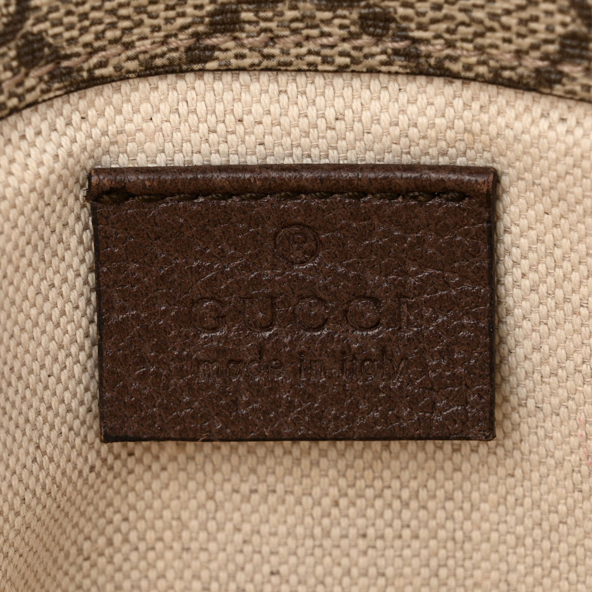 GG Supreme Web Totem Three Piece Monogram Shoulder Bag Beige New Acero