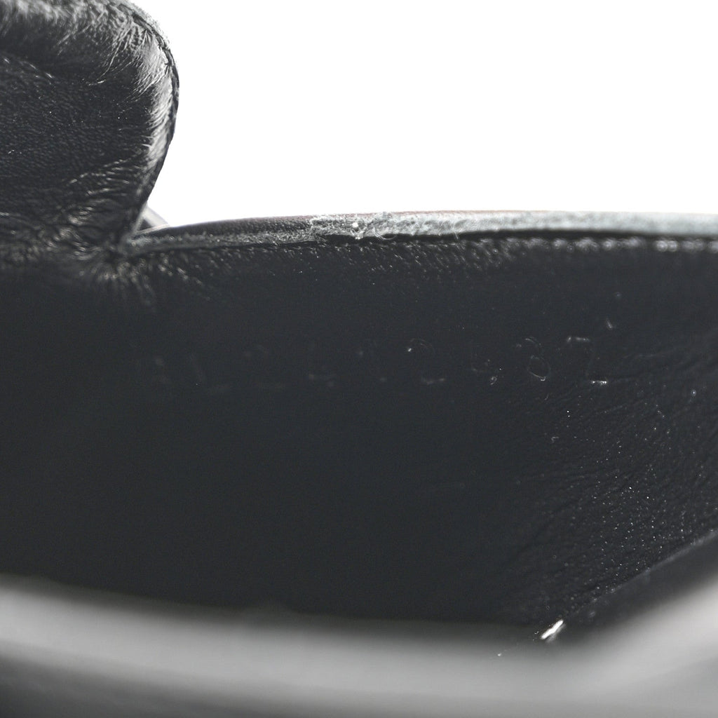 Lizard Calfskin Oz Mules 37 Ombre Black