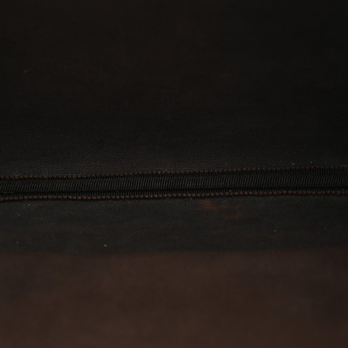 GG Supreme Monogram Medium Flat Messenger Bag Dark Brown