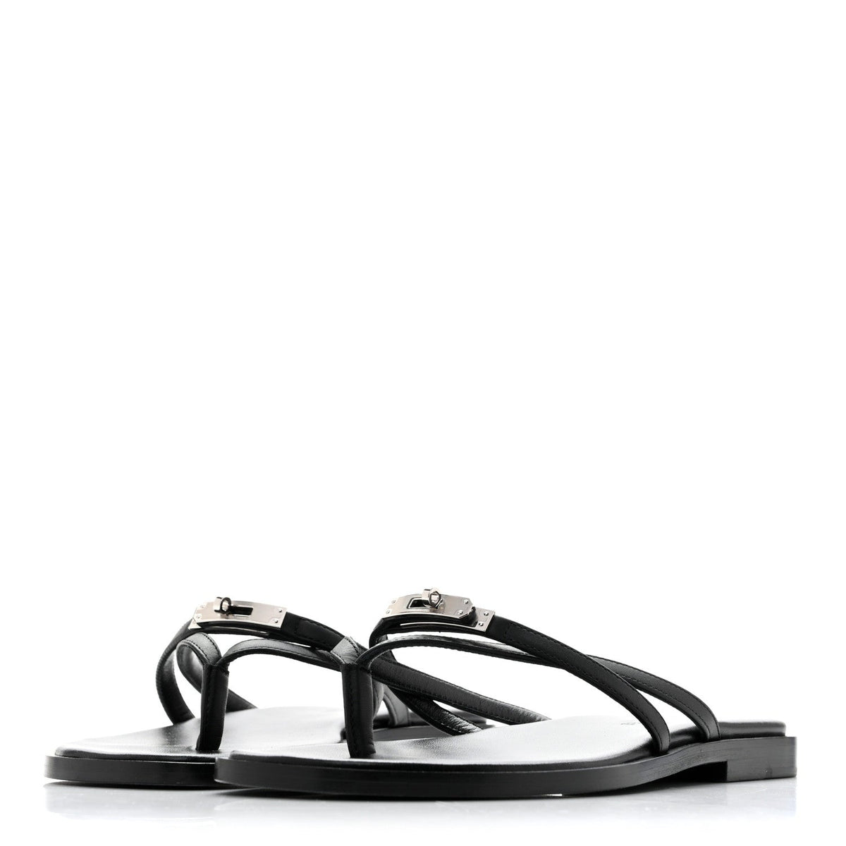 Calfskin Miss Sandals 35 Black