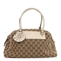 Monogram Trophy Tote Beige Ebony Mystic White