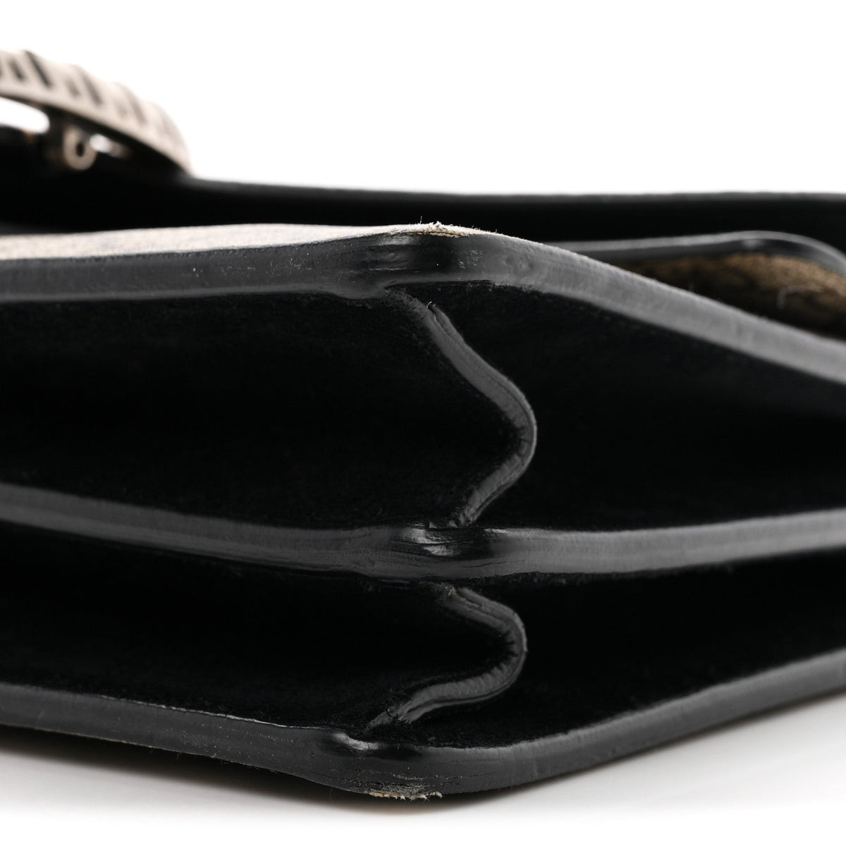 GG Supreme Monogram Small Dionysus Shoulder Bag Black