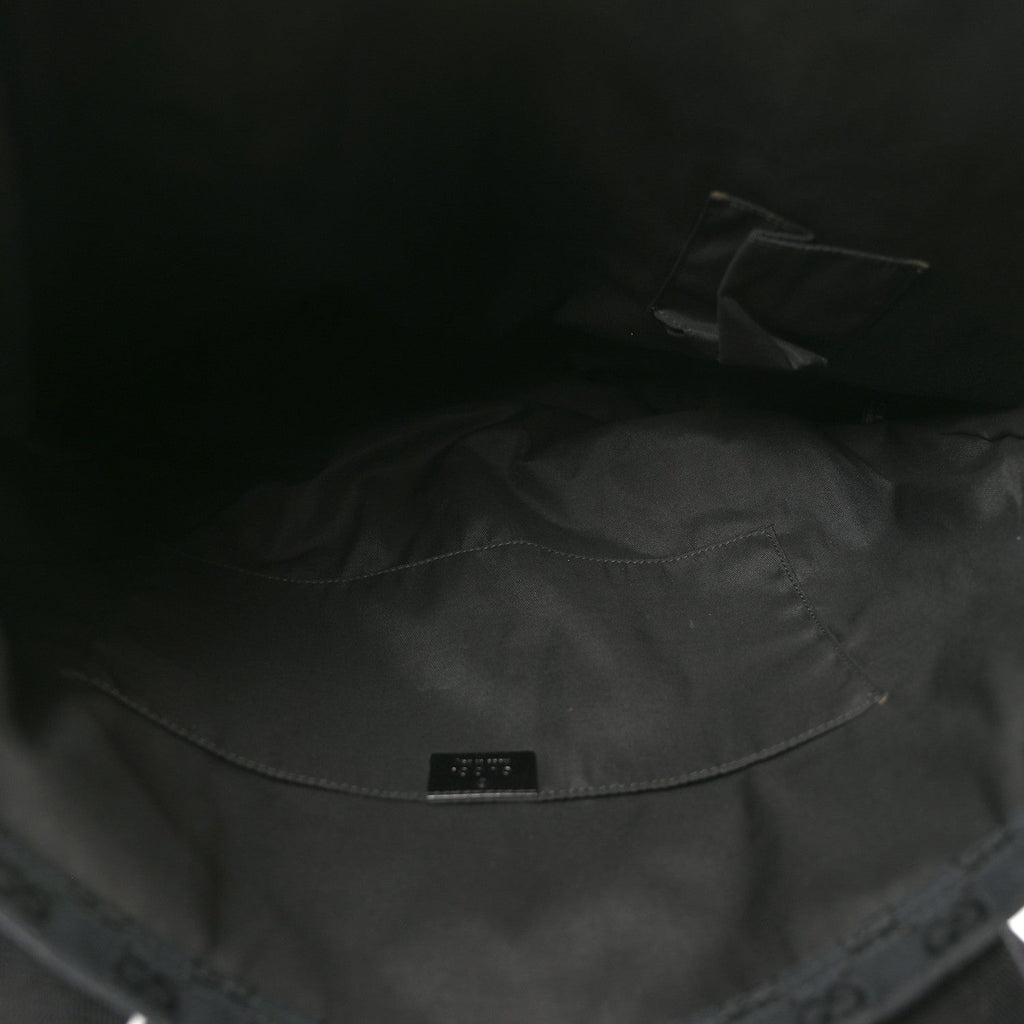 GG Monogram Medium Handle Vertical Tote Black