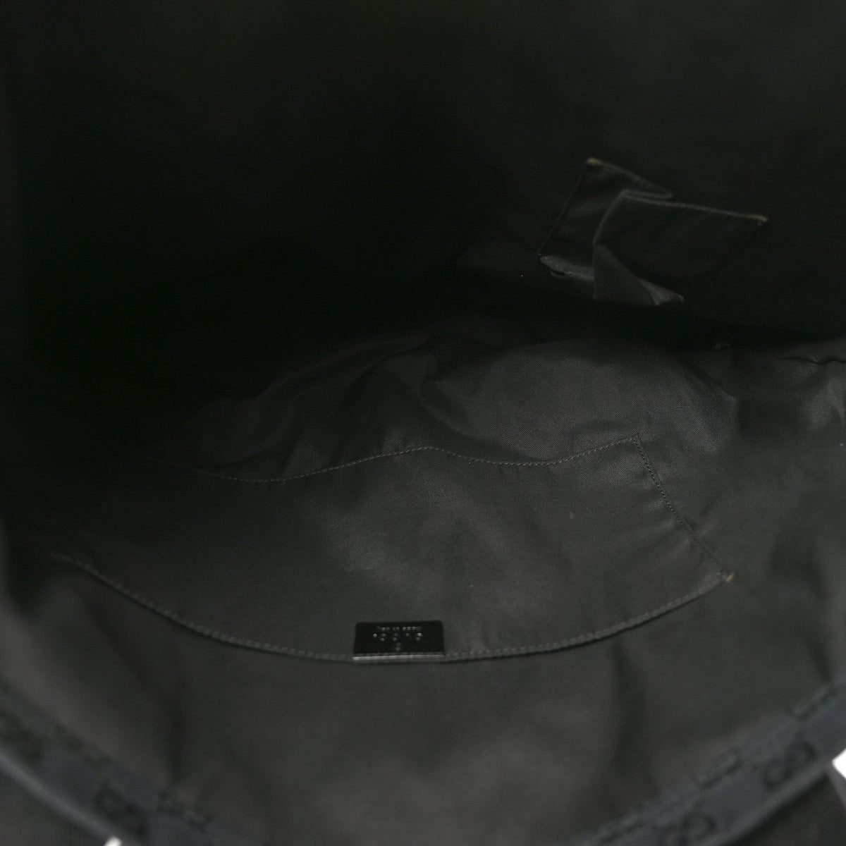 GG Monogram Medium Handle Vertical Tote Black
