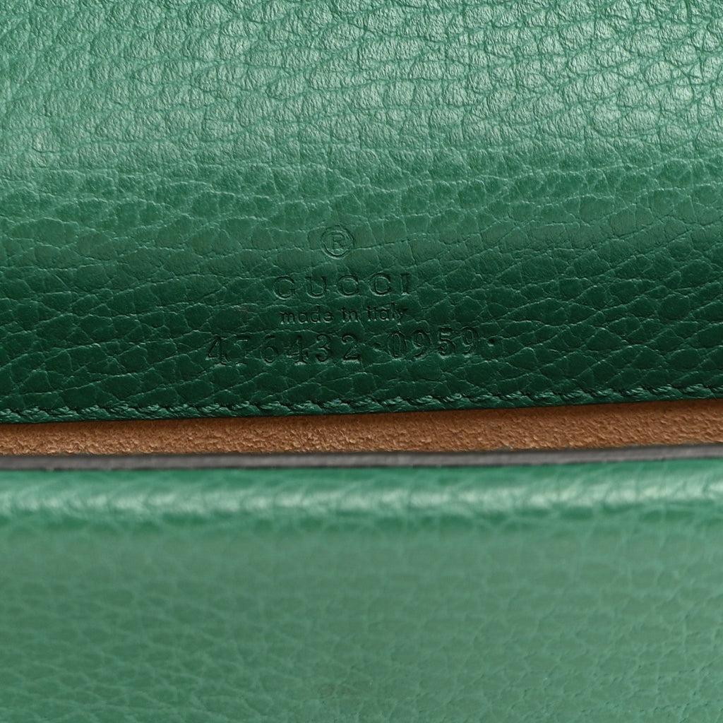 Calfskin Super Mini Dionysus Shoulder Bag Emerald