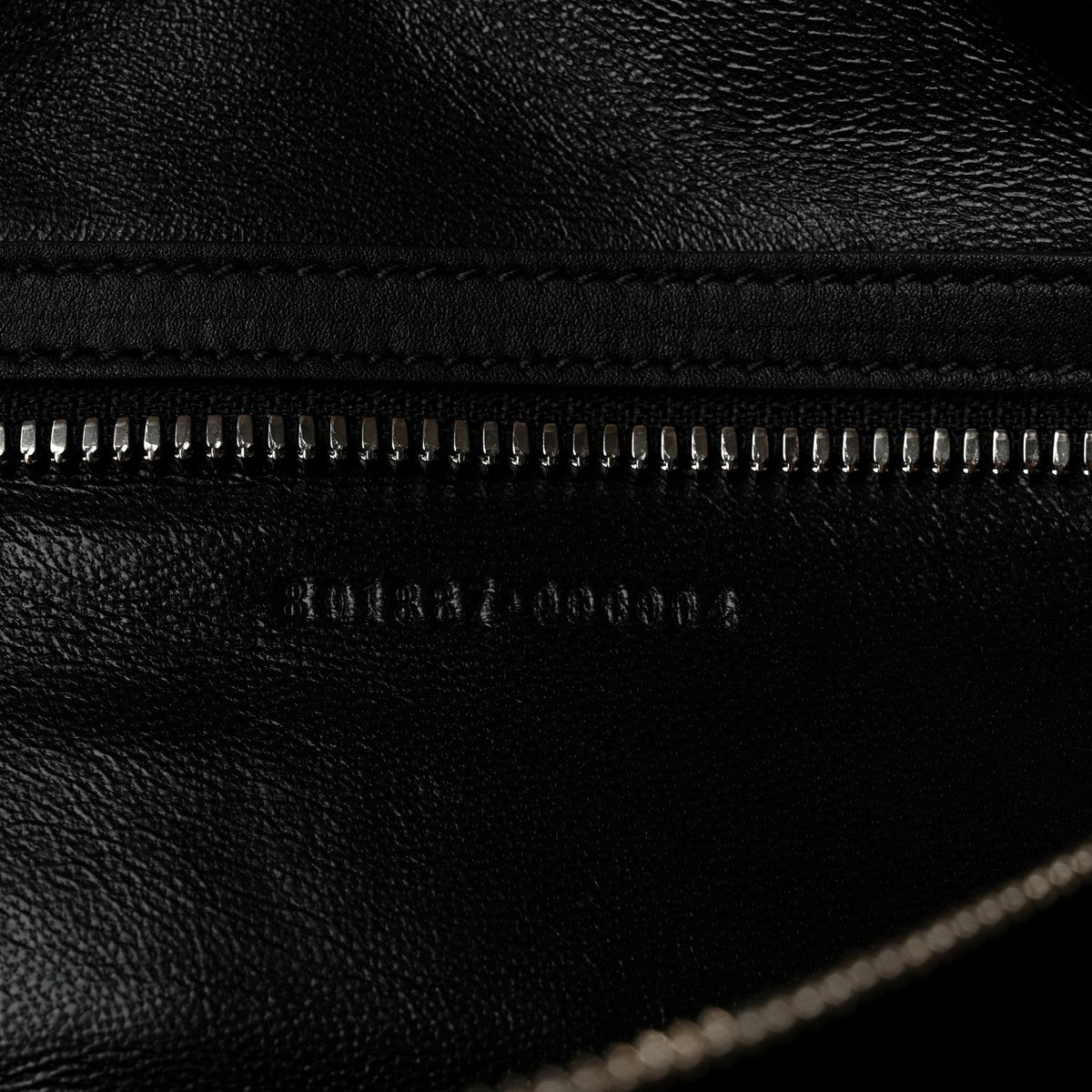 Calfskin Emblem Shoulder Bag Black