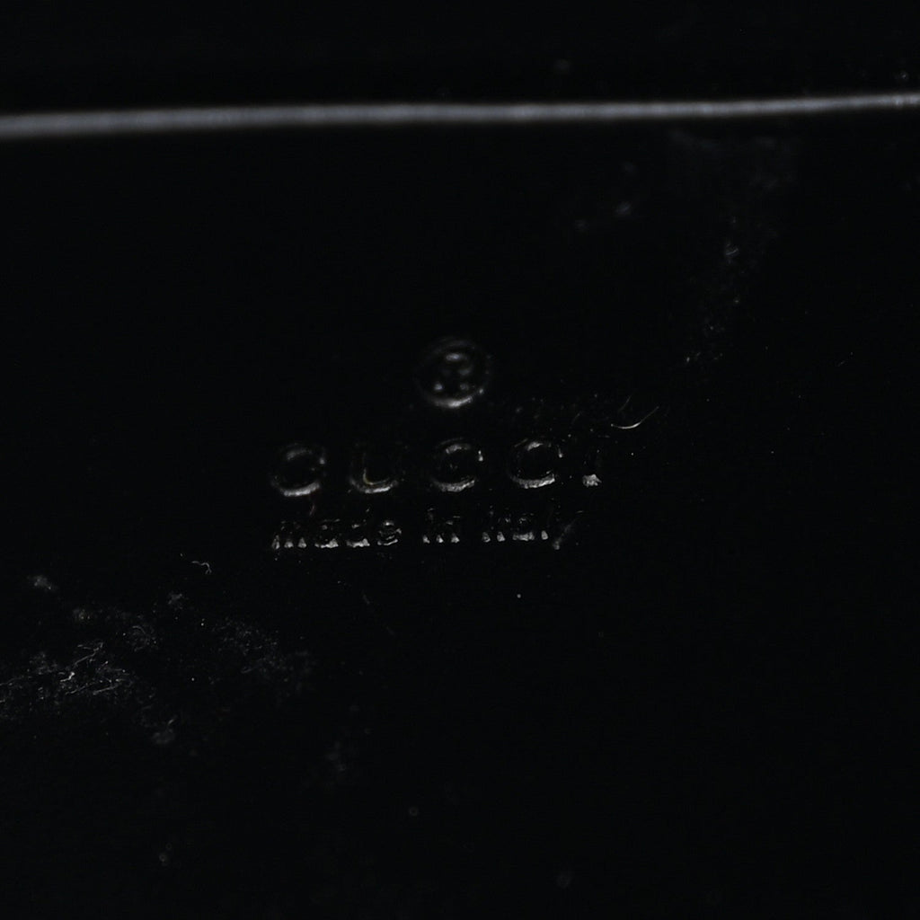 Calfskin Matelasse GG Marmont Chain Wallet Black