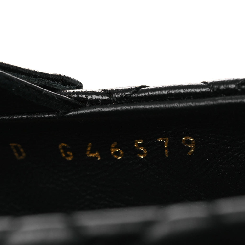 Lambskin Quilted Mary Jane Flats 38.5 Black