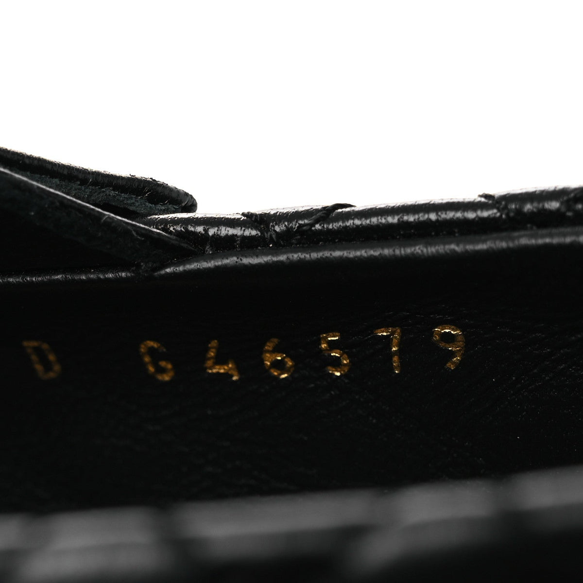 Lambskin Quilted Mary Jane Flats 38.5 Black