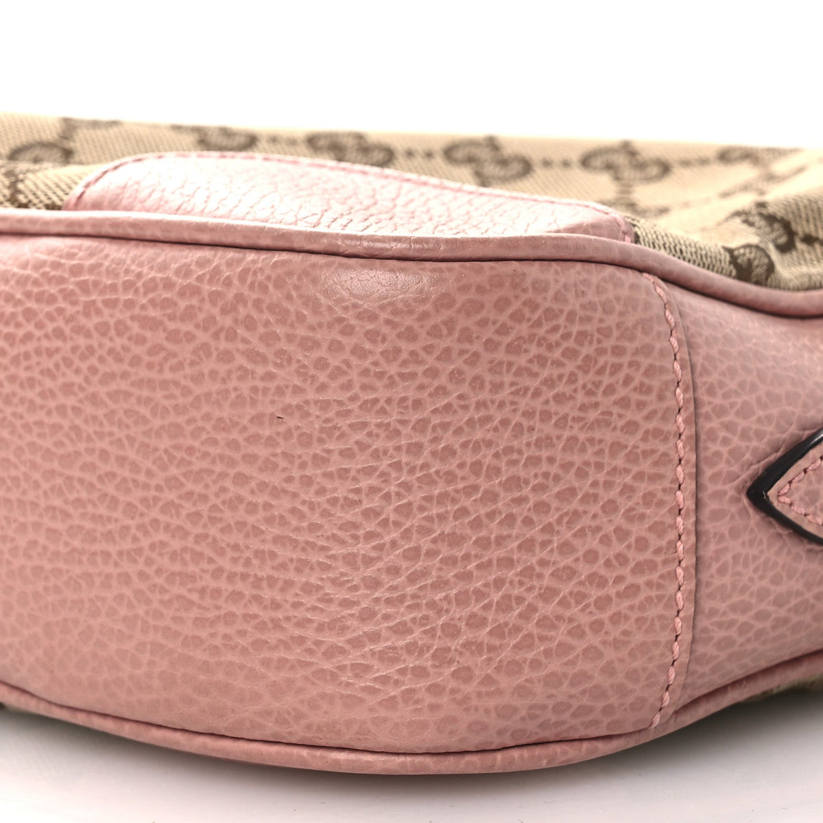 Monogram Mini Bree Messenger Bag Beige Soft Pink