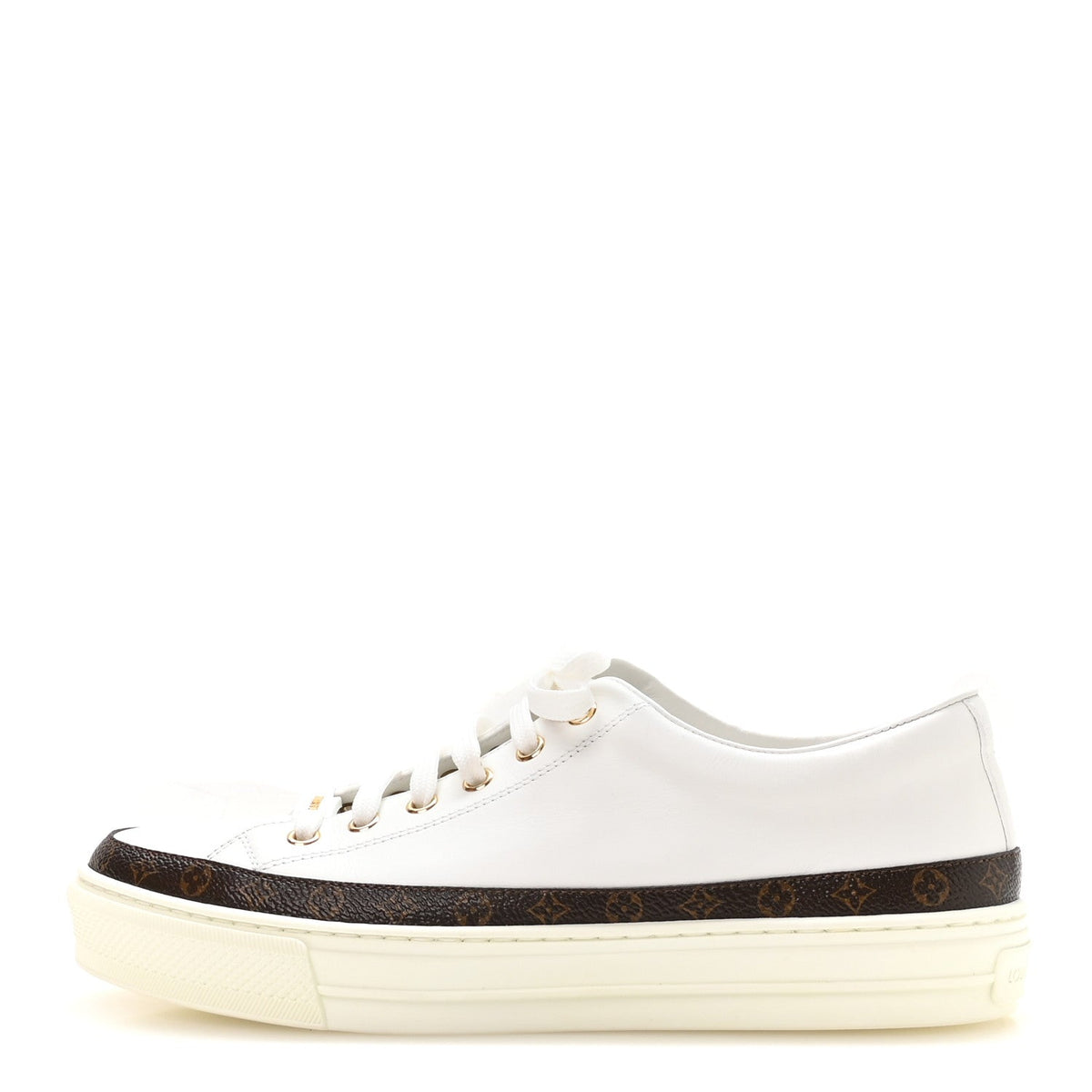 Monogram Womens Stellar Sneakers 39.5 White