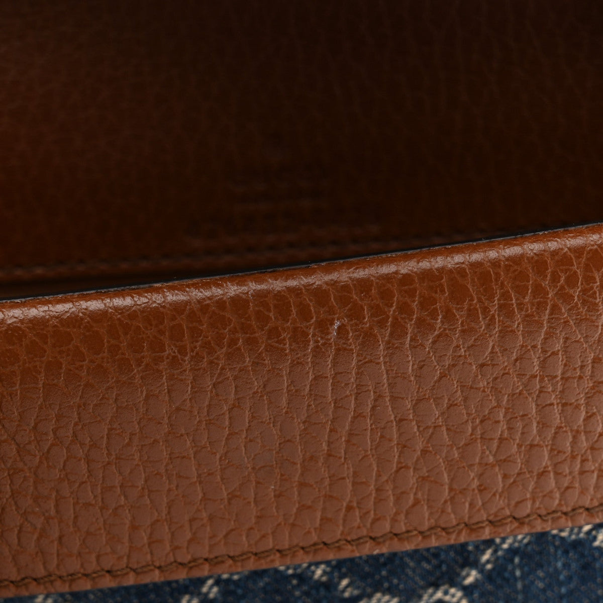 New Denim GG Monogram Dollar Calfskin Enamel Super Mini Dionysus Shoulder Bag Blue Tea Cuir Epilog Electric Blue