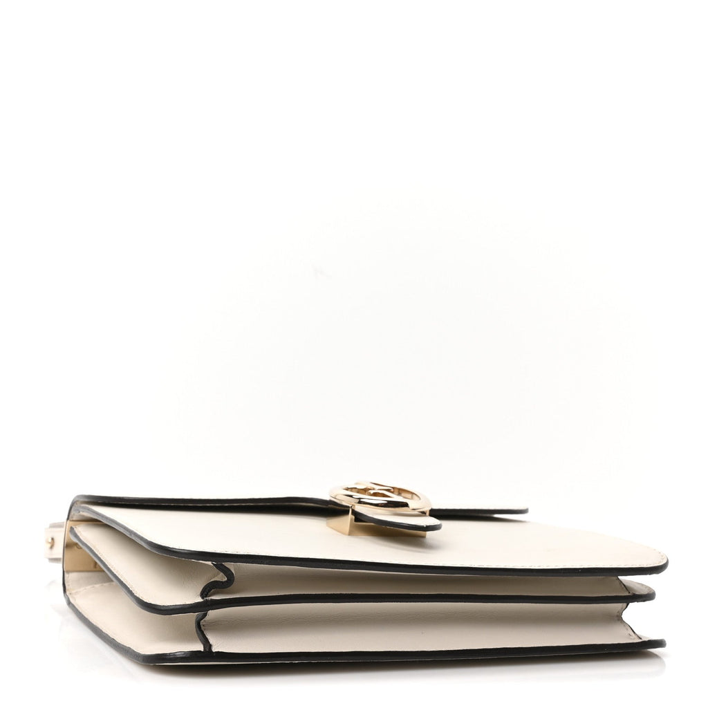 Calfskin Medium 1973 Shoulder Flap Bag Ivory